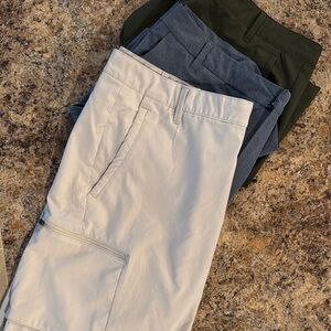 All in Motion Cream and Gray Apparel